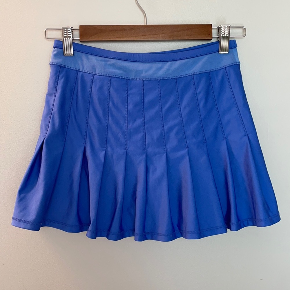 Blue Tennis Pleated Mini Skirt || Lucky in Love || XS 0-2